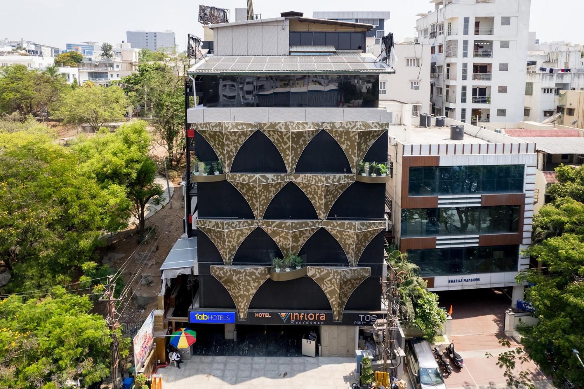 فندق Oriva Vinflora Residency - Nr Lv Prasad Hospital, Banjara Hills حيدر أباد المظهر الخارجي الصورة